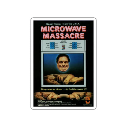 MICROWAVE MASSACRE (3) 1979 Movie Poster STICKER Vinyl Die-Cut Decal 6 Inch - The Sticker Space