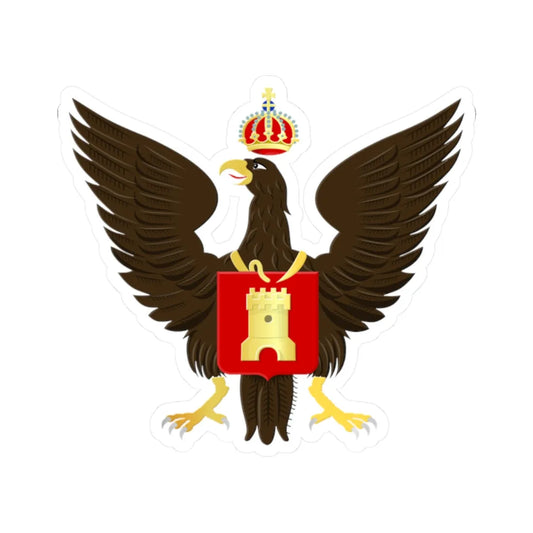 Middelburg wapen HRvA (Netherlands) (Coat of Arms) STICKER Vinyl Kiss-Cut Decal 2 Inch White - The Sticker Space