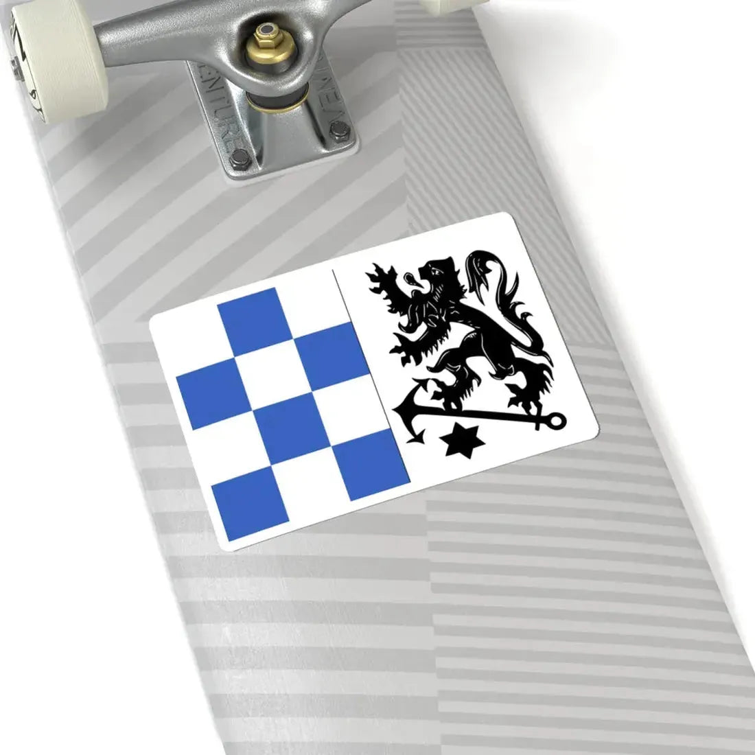 Middelkerke vlag (Belgium) STICKER Vinyl Kiss-Cut Decal - The Sticker Space