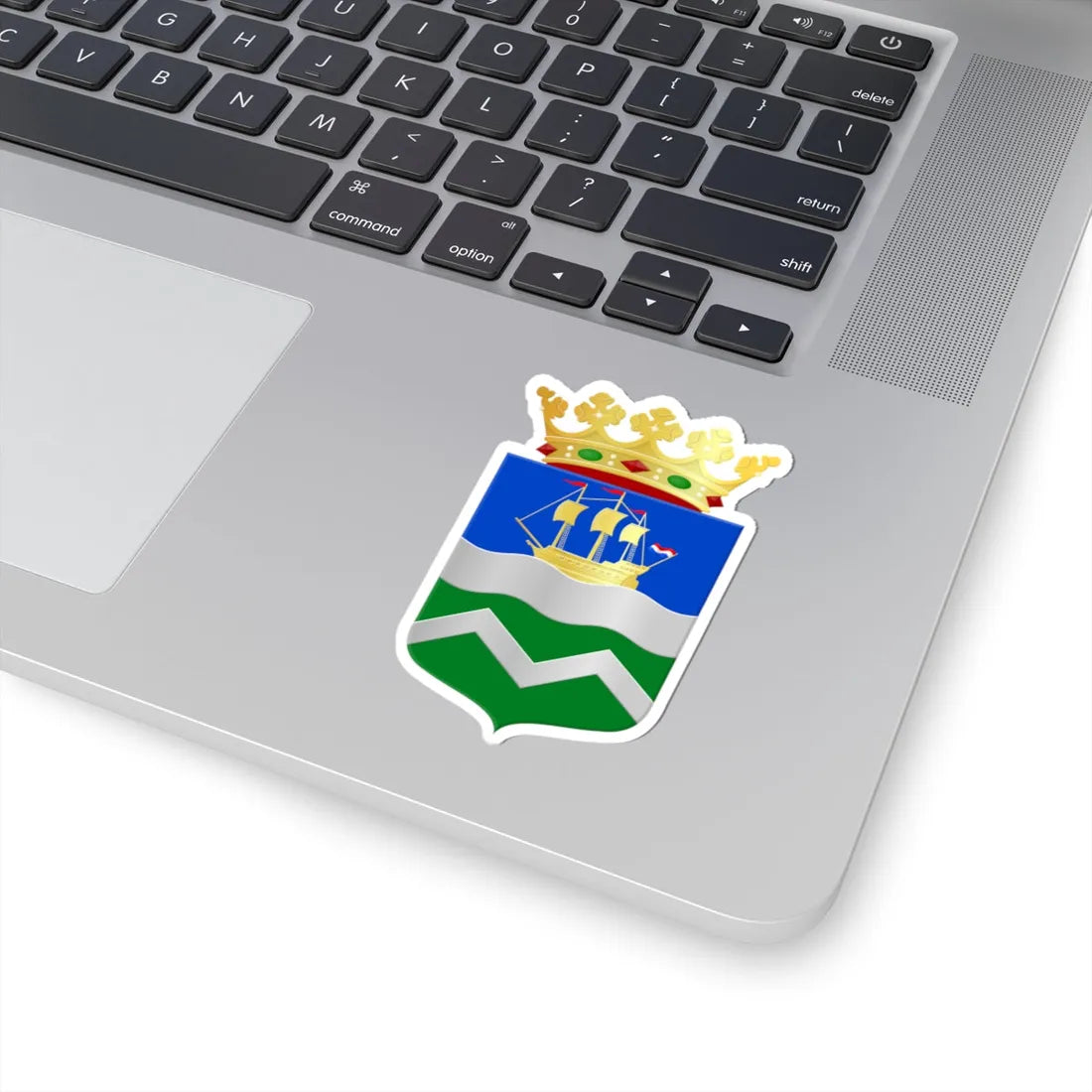 Midden-Delfland wapen (Netherlands) (Coat of Arms) STICKER Vinyl Kiss-Cut Decal - The Sticker Space