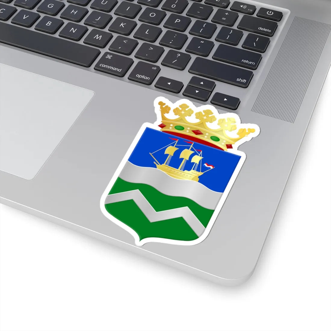 Midden-Delfland wapen (Netherlands) (Coat of Arms) STICKER Vinyl Kiss-Cut Decal - The Sticker Space