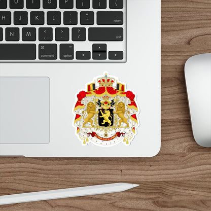 Middle coat of arms of Belgium STICKER Vinyl Die-Cut Decal-The Sticker Space