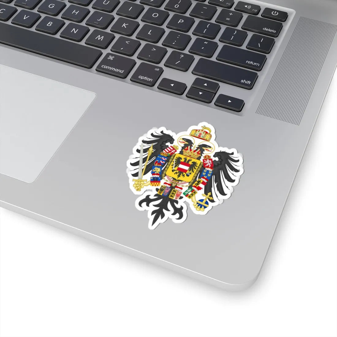 Middle Coat of Arms of Francis II Holy Roman Emperor 1804-1806 (Austria) (Coat of Arms) STICKER Vinyl Kiss-Cut Decal - The Sticker Space