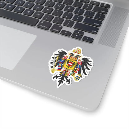 Middle Coat of Arms of Francis II Holy Roman Emperor 1804-1806 (Austria) (Coat of Arms) STICKER Vinyl Kiss-Cut Decal - The Sticker Space