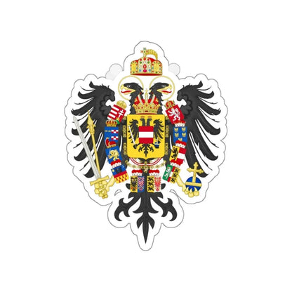 Middle Coat of Arms of Francis II, Holy Roman Emperor (1804-1806) STICKER Vinyl Die-Cut Decal 3 Inch - The Sticker Space