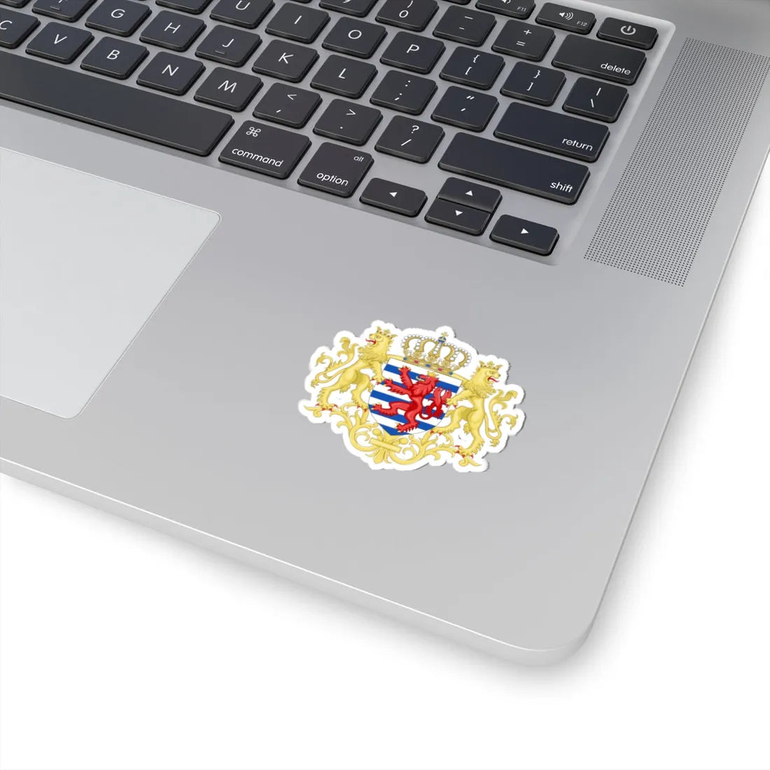 Middle coat of arms of Luxembourg (Luxembourg) (Coat of Arms) STICKER Vinyl Kiss-Cut Decal - The Sticker Space