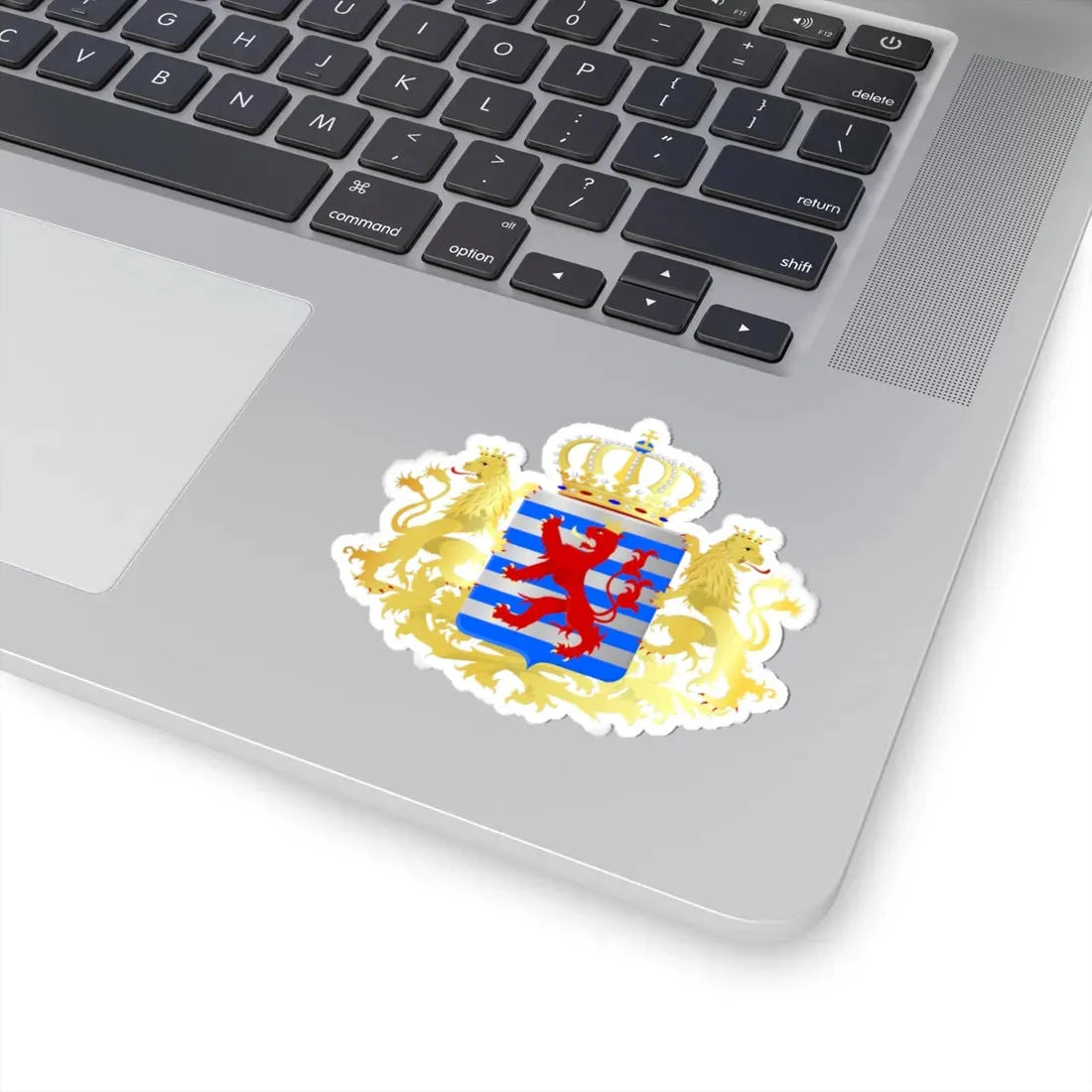 Middle-Coat-of-Arms-of-Luxembourg (Luxembourg) (Coat of Arms) STICKER Vinyl Kiss-Cut Decal - The Sticker Space