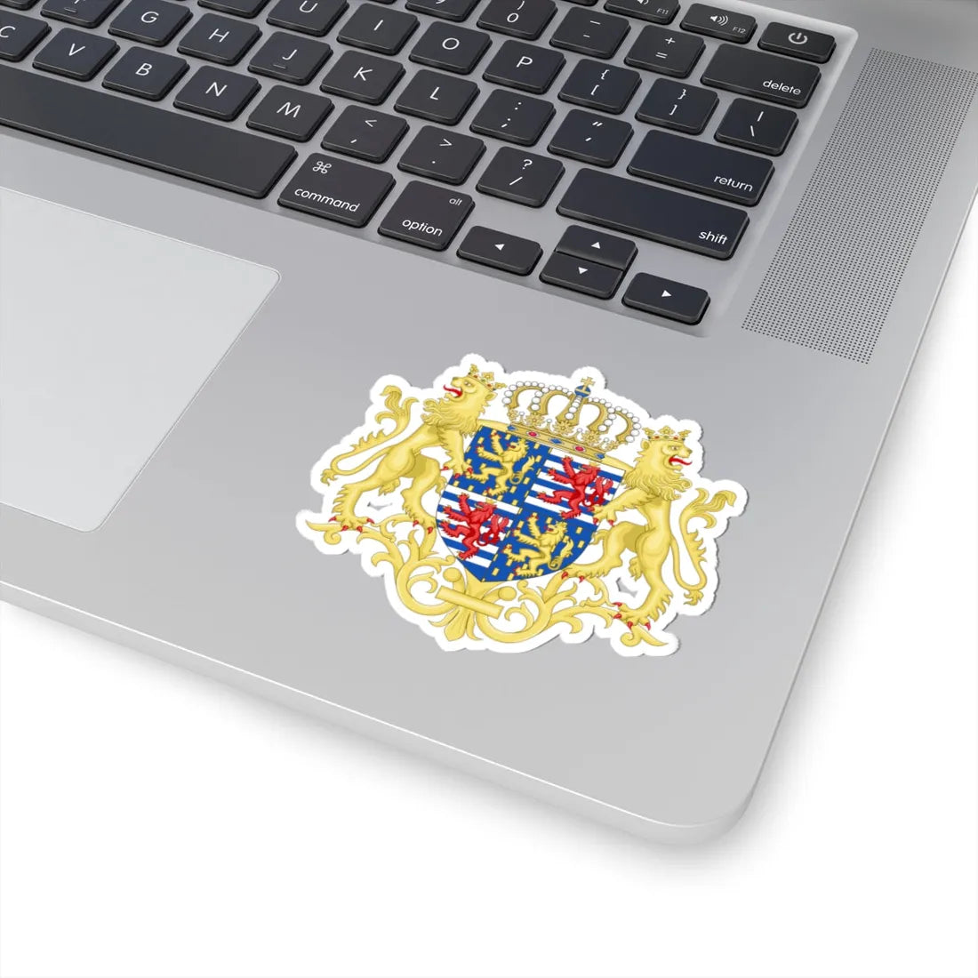 Middle coat of arms of the Grand Duke of Luxembourg 1898-2000 (Luxembourg) (Coat of Arms) STICKER Vinyl Kiss-Cut Decal - The Sticker Space