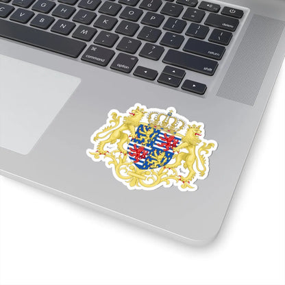 Middle coat of arms of the Grand Duke of Luxembourg 1898-2000 (Luxembourg) (Coat of Arms) STICKER Vinyl Kiss-Cut Decal - The Sticker Space