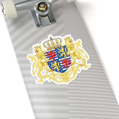 Middle coat of arms of the Grand Duke of Luxembourg 2000 (Luxembourg) (Coat of Arms) STICKER Vinyl Kiss-Cut Decal - The Sticker Space
