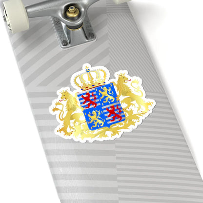 Middle coat of arms of the grand-duke of Luxembourg since 2000 (Luxembourg) (Coat of Arms) STICKER Vinyl Kiss-Cut Decal - The Sticker Space