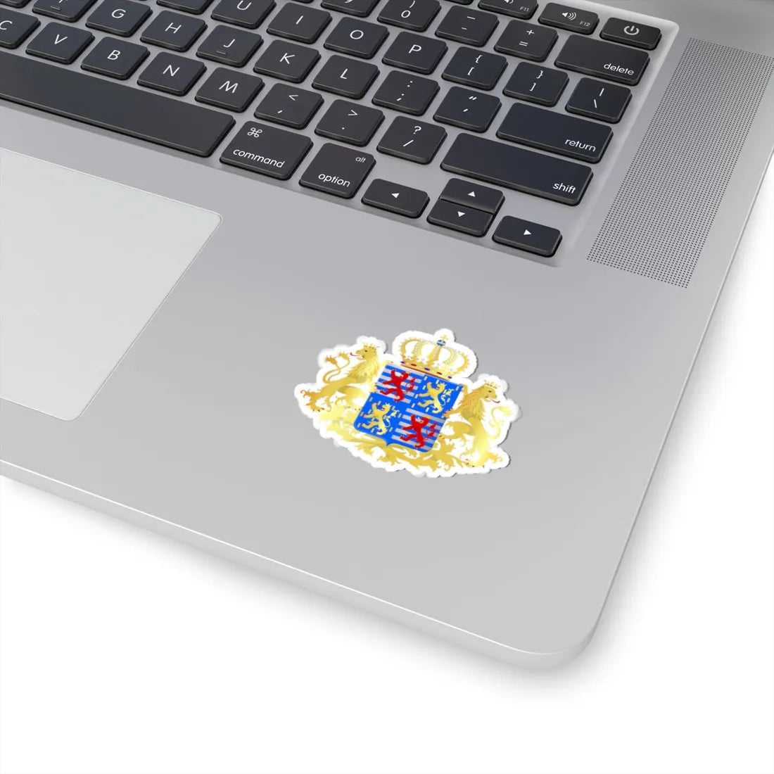 Middle coat of arms of the grand-duke of Luxembourg since 2000 (Luxembourg) (Coat of Arms) STICKER Vinyl Kiss-Cut Decal - The Sticker Space