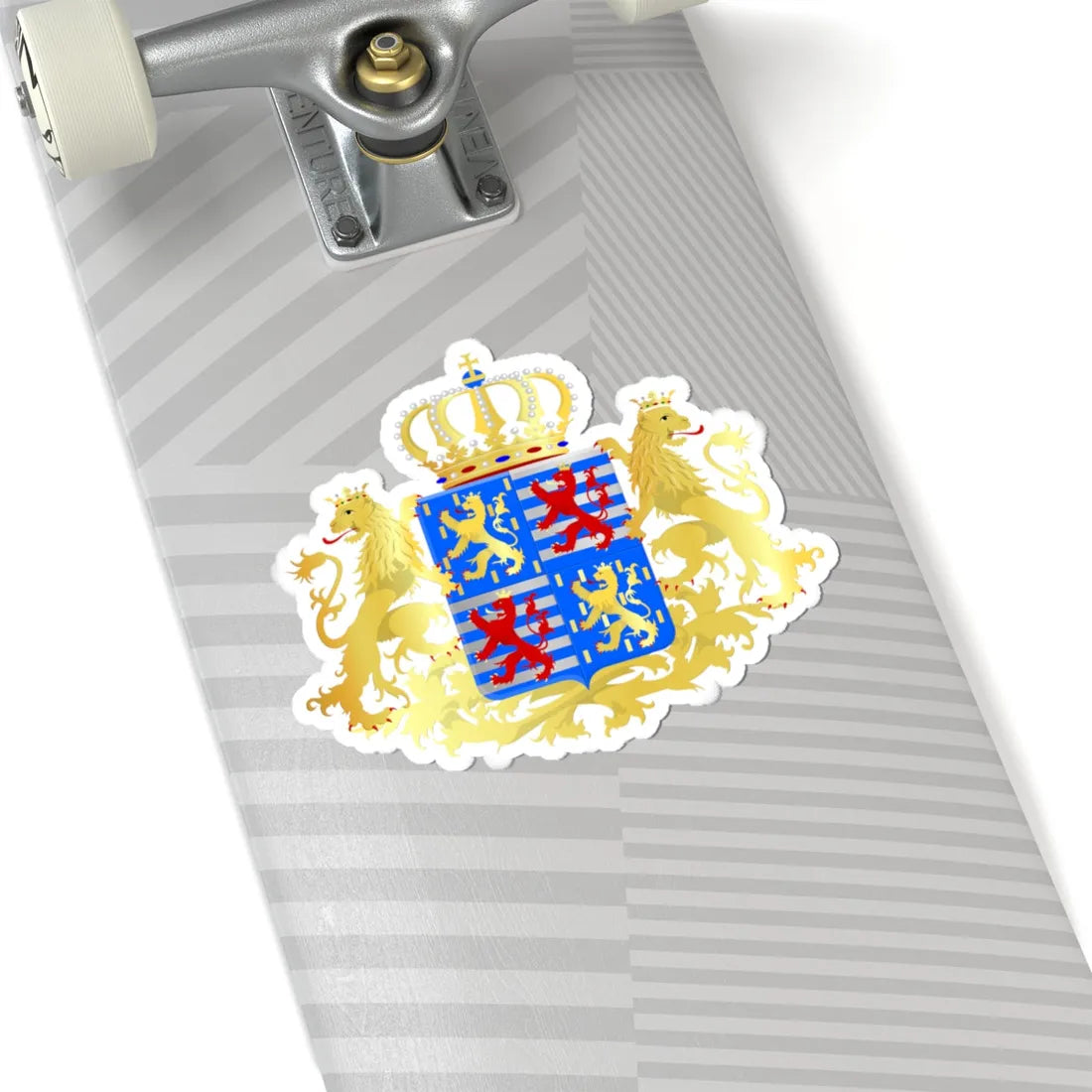 Middle coat of arms of the Grand Dukes of Luxembourg prior to 2000 (Luxembourg) (Coat of Arms) STICKER Vinyl Kiss-Cut Decal - The Sticker Space