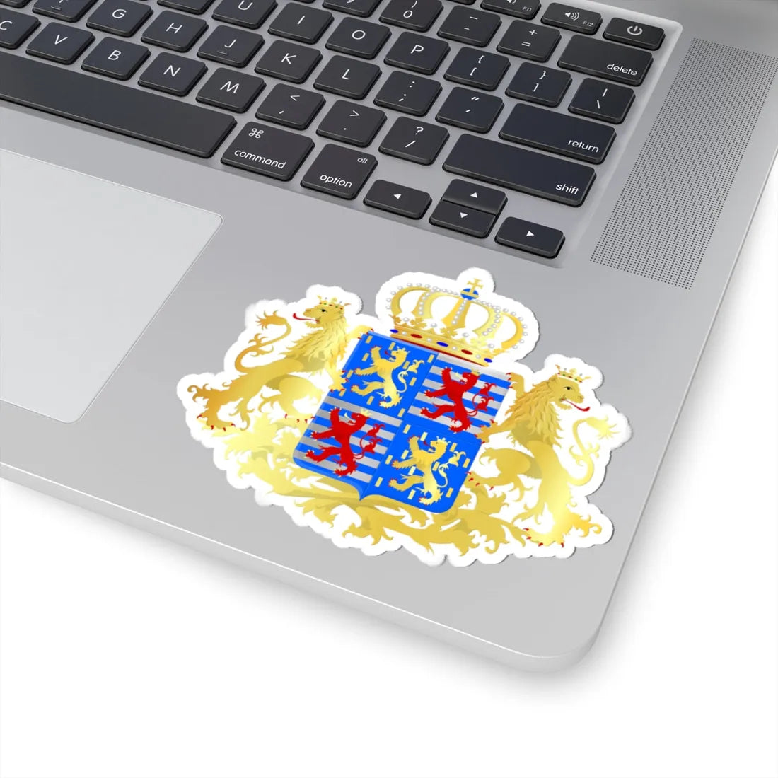 Middle coat of arms of the Grand Dukes of Luxembourg prior to 2000 (Luxembourg) (Coat of Arms) STICKER Vinyl Kiss-Cut Decal - The Sticker Space