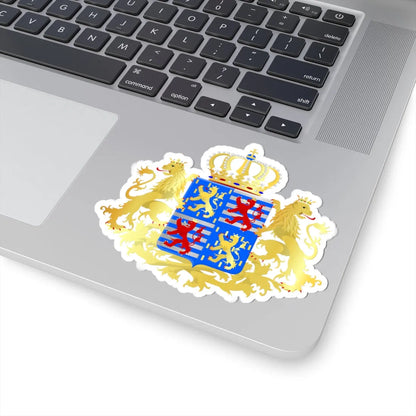 Middle coat of arms of the Grand Dukes of Luxembourg prior to 2000 (Luxembourg) (Coat of Arms) STICKER Vinyl Kiss-Cut Decal - The Sticker Space