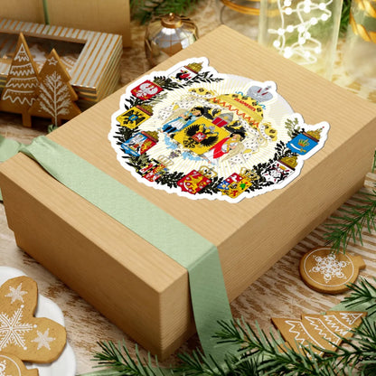 Middle Coat of Arms of the Russian Empire (Russia) (Coat of Arms) STICKER Vinyl Kiss-Cut Decal - The Sticker Space