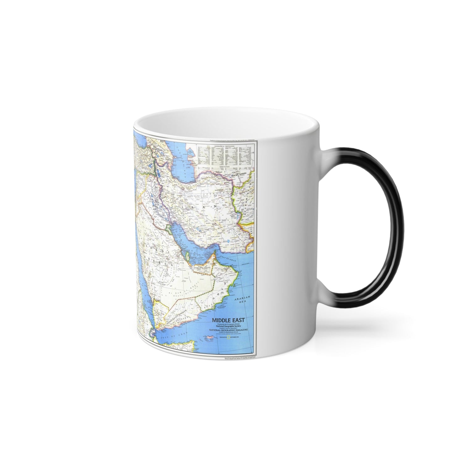 Middle East (1978) (Map) Color Changing Mug 11oz-11oz-The Sticker Space