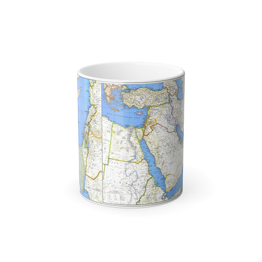 Middle East (1978) (Map) Color Changing Mug 11oz-11oz-The Sticker Space