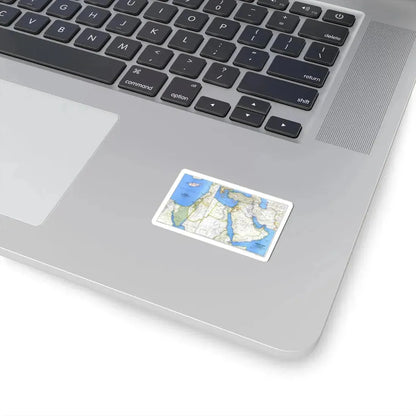 Middle East (1978) (Map) STICKER Vinyl Kiss-Cut Decal - The Sticker Space