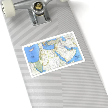 Middle East (1978) (Map) STICKER Vinyl Kiss-Cut Decal - The Sticker Space