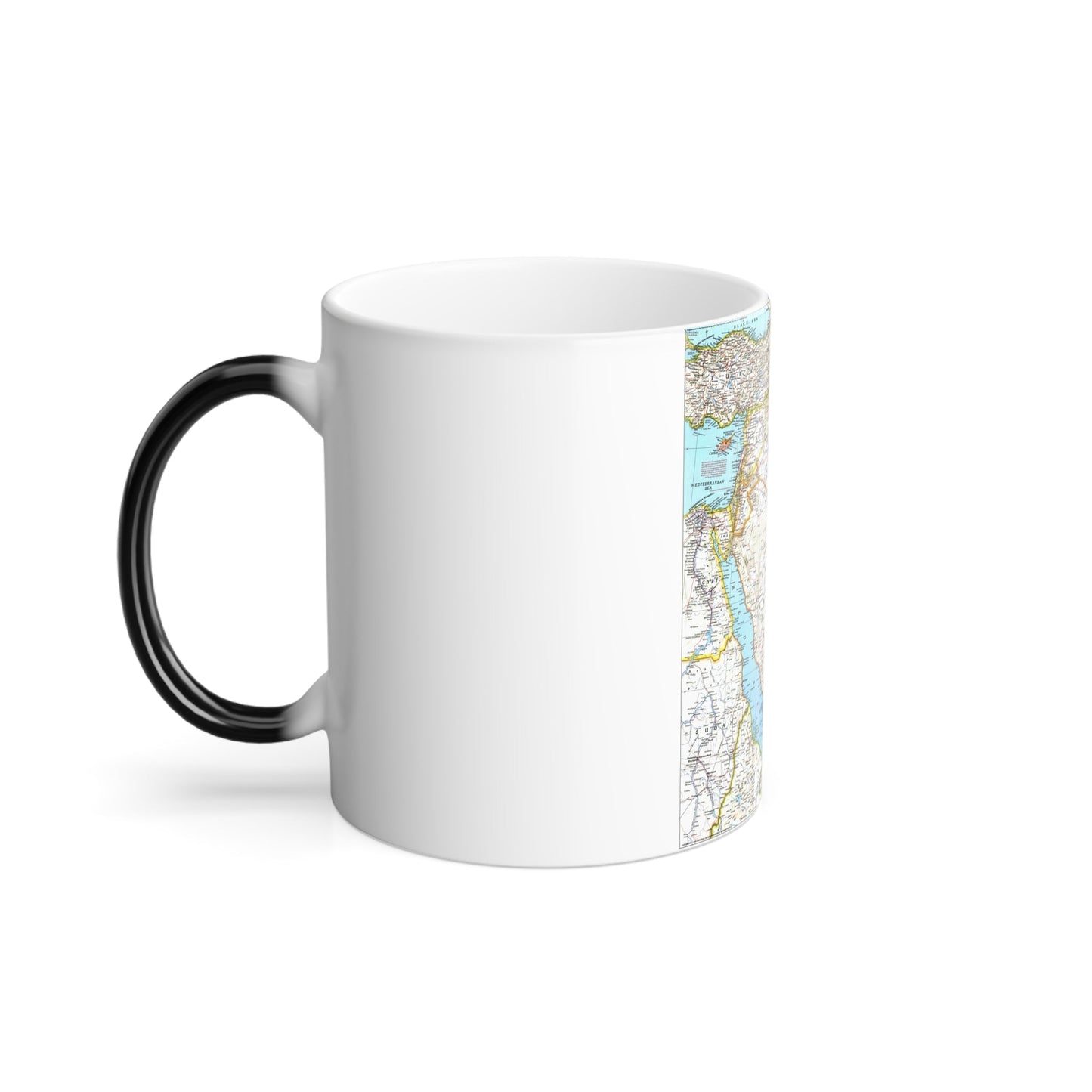 Middle East (1991) (Map) Color Changing Mug 11oz-11oz-The Sticker Space