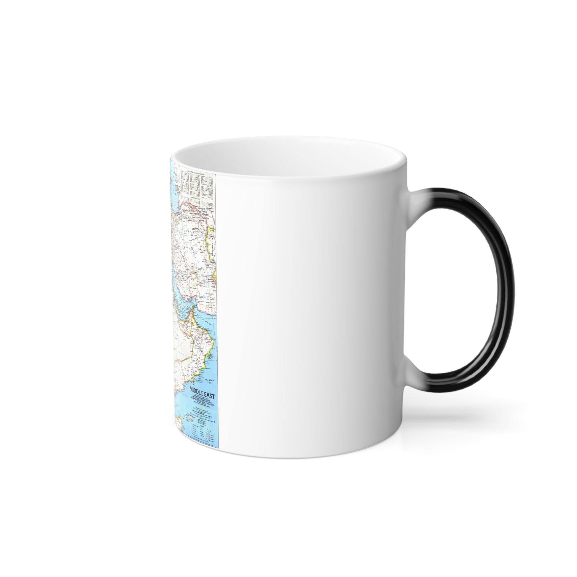 Middle East (1991) (Map) Color Changing Mug 11oz-11oz-The Sticker Space