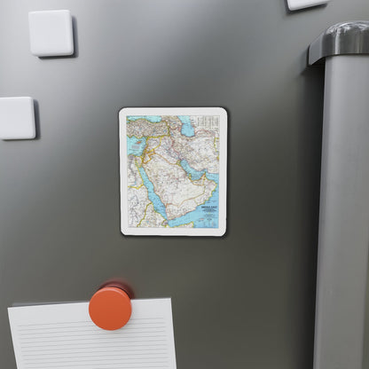 Middle East (1991) (Map) Refrigerator Magnet-The Sticker Space