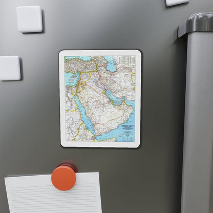 Middle East (1991) (Map) Refrigerator Magnet-The Sticker Space