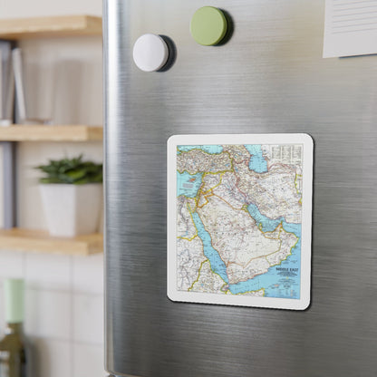 Middle East (1991) (Map) Refrigerator Magnet-The Sticker Space