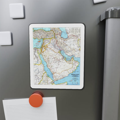 Middle East (1991) (Map) Refrigerator Magnet-The Sticker Space