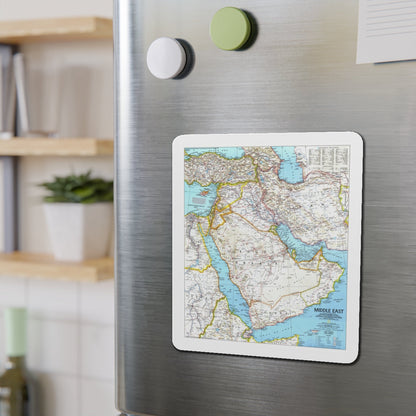 Middle East (1991) (Map) Refrigerator Magnet-The Sticker Space