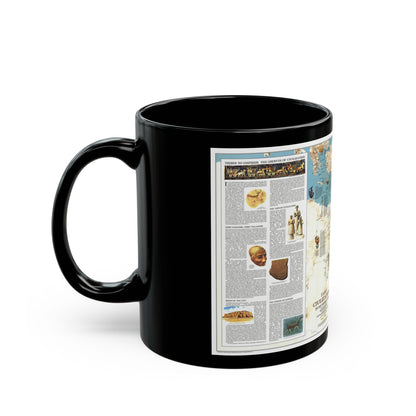 Middle East - Early Civilizations (1978) (Map) Black Coffee Mug-The Sticker Space