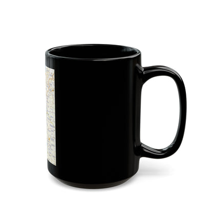 Middle East - Holy Land 1 (1989) (Map) Black Coffee Mug-The Sticker Space