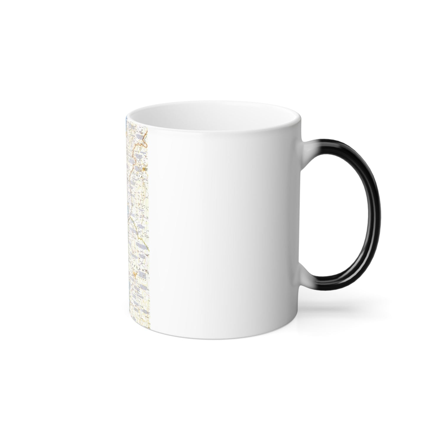 Middle East - Holy Land 1 (1989) (Map) Color Changing Mug 11oz-11oz-The Sticker Space