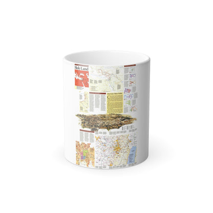 Middle East - Holy Land 2 (1989) (Map) Color Changing Mug 11oz-11oz-The Sticker Space