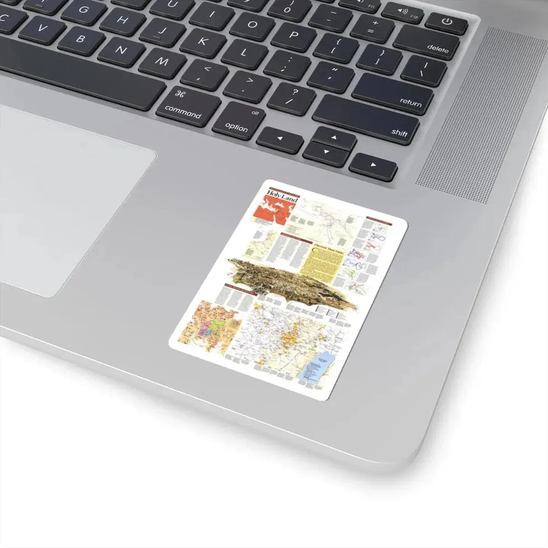 Middle East - Holy Land 2 (1989) (Map) STICKER Vinyl Kiss-Cut Decal - The Sticker Space