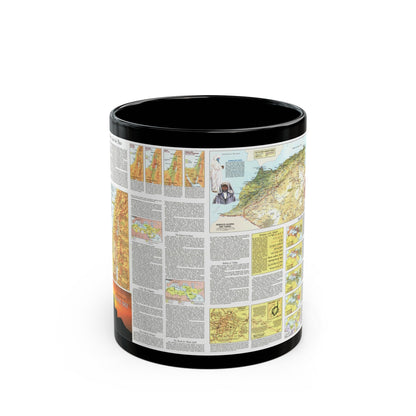 Middle East - The Peoples 2 (1972) (Map) Black Coffee Mug-11oz-The Sticker Space