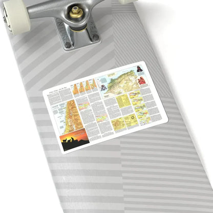 Middle East - The Peoples 2 (1972) (Map) STICKER Vinyl Kiss-Cut Decal - The Sticker Space