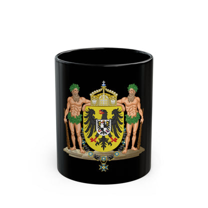 Middle imperial coat of arms of Germany - Black Coffee Mug-11oz-The Sticker Space