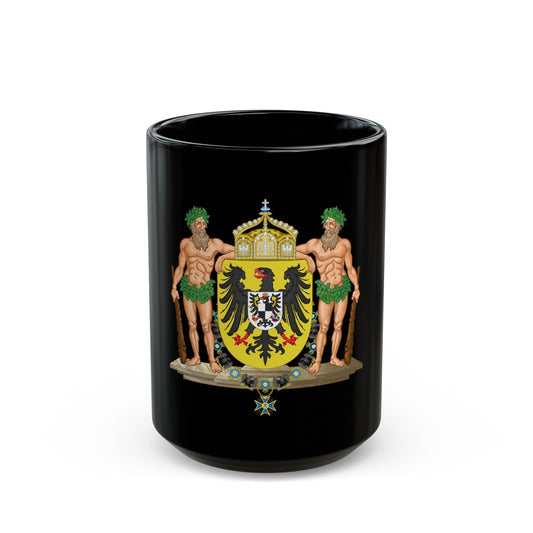 Middle imperial coat of arms of Germany - Black Coffee Mug-15oz-The Sticker Space