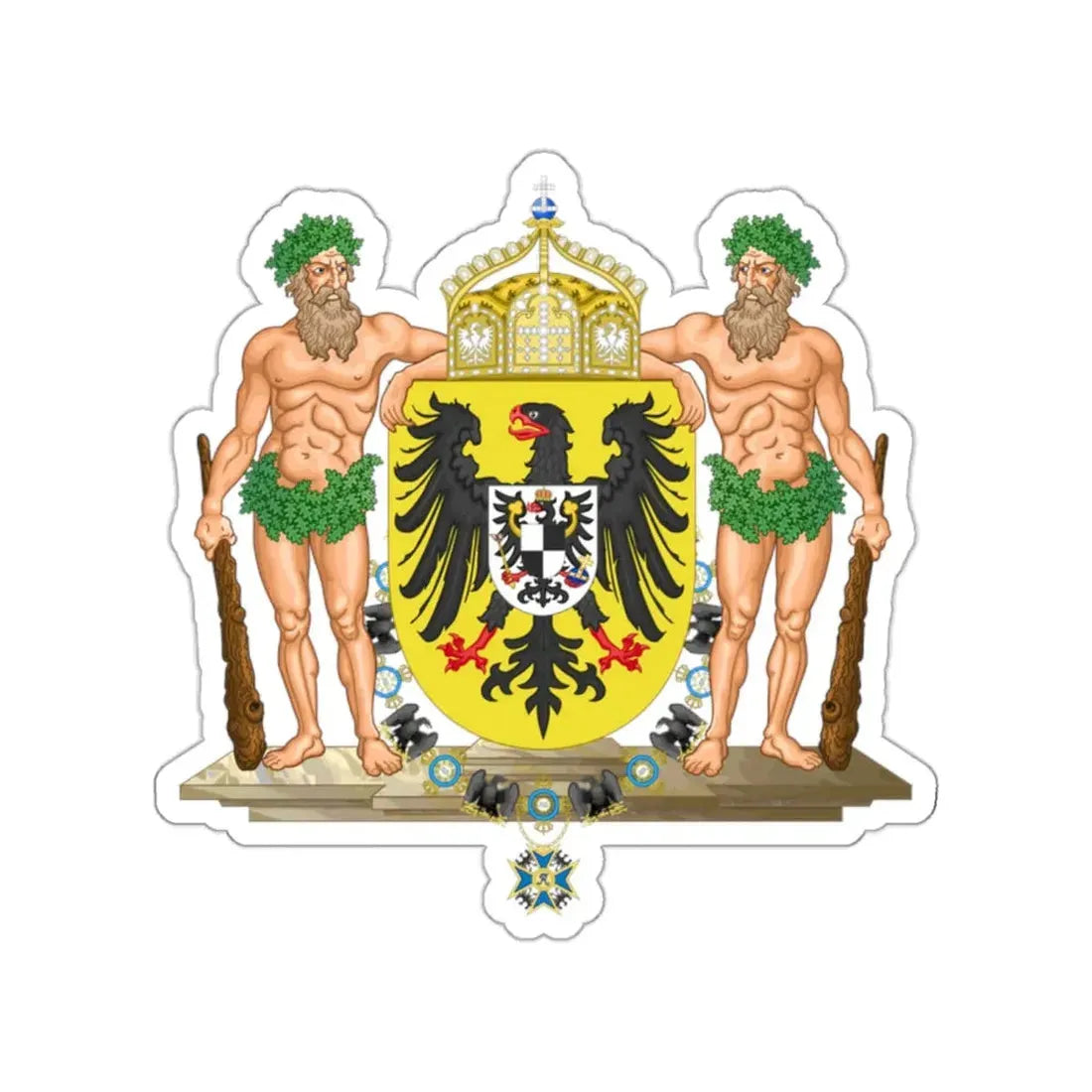 Middle imperial coat of arms of Germany STICKER Vinyl Die-Cut Decal - The Sticker Space