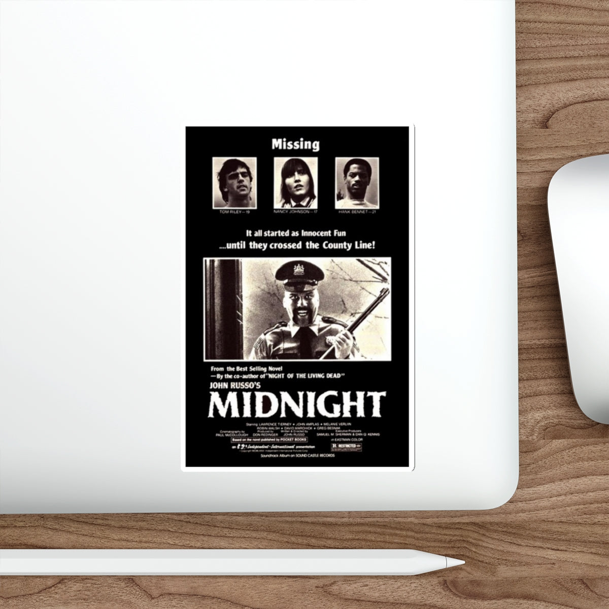 MIDNIGHT 1982 Movie Poster STICKER Vinyl Die-Cut Decal-The Sticker Space