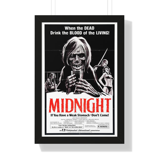 MIDNIGHT (2) 1982 - Framed Movie Poster-16″ x 24″-The Sticker Space