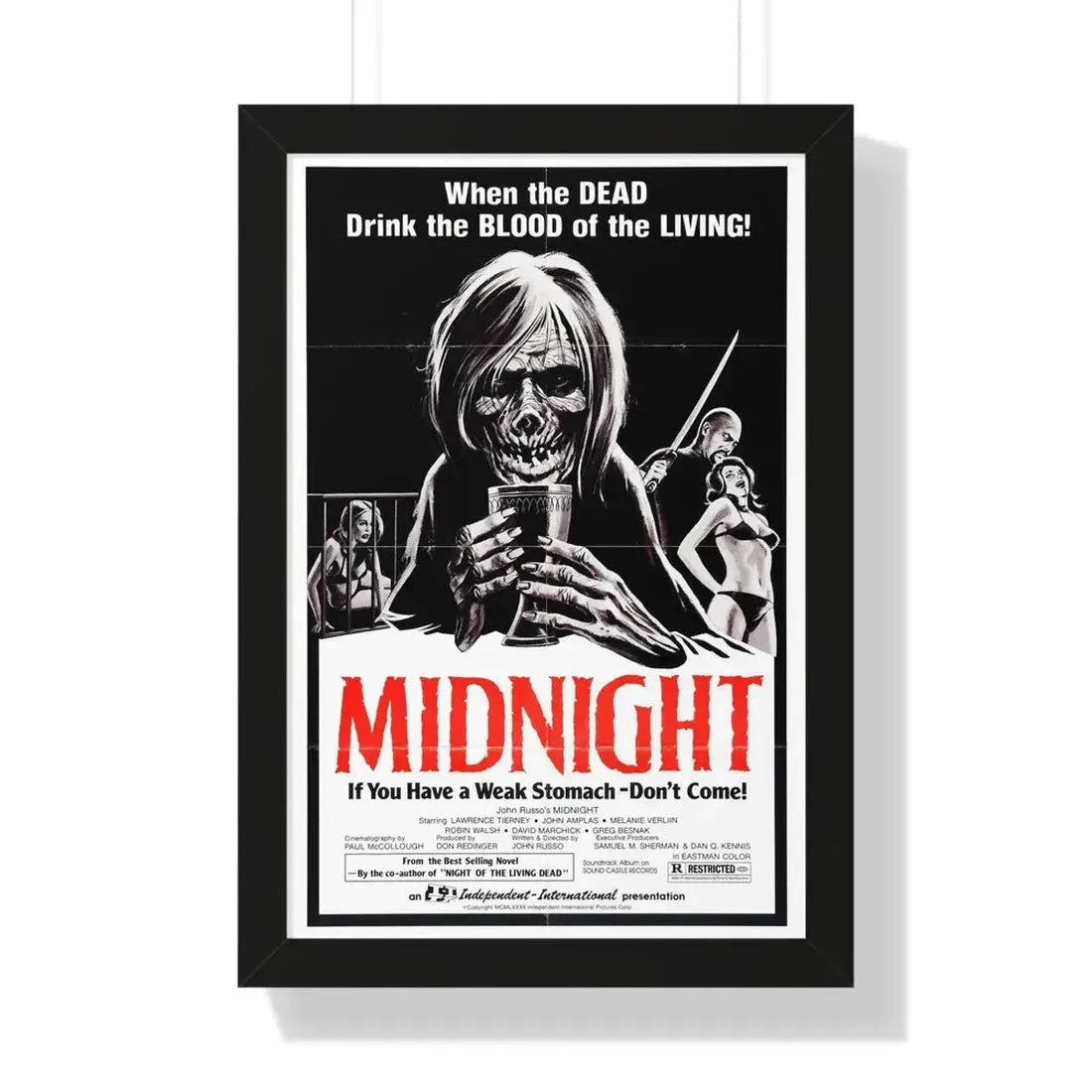 MIDNIGHT (2) 1982 - Framed Movie Poster - The Sticker Space