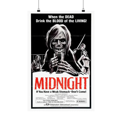MIDNIGHT (2) 1982 - Paper Movie Poster 16″ x 24″ Matte - The Sticker Space