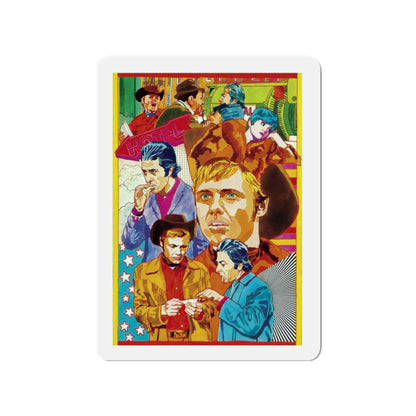 Midnight Cowboy (Best Picture 1970) (Magazine Illustration) Refrigerator Magnet-3" x 3"-The Sticker Space