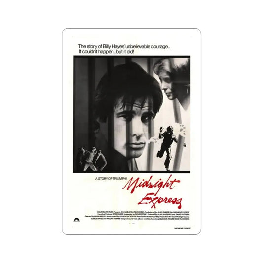 Midnight Express 1978 Movie Poster - STICKER Vinyl Kiss-Cut Decal 2 Inch White - The Sticker Space