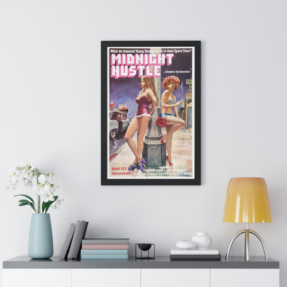 MIDNIGHT HUSTLE 1977 - Framed Movie Poster-The Sticker Space