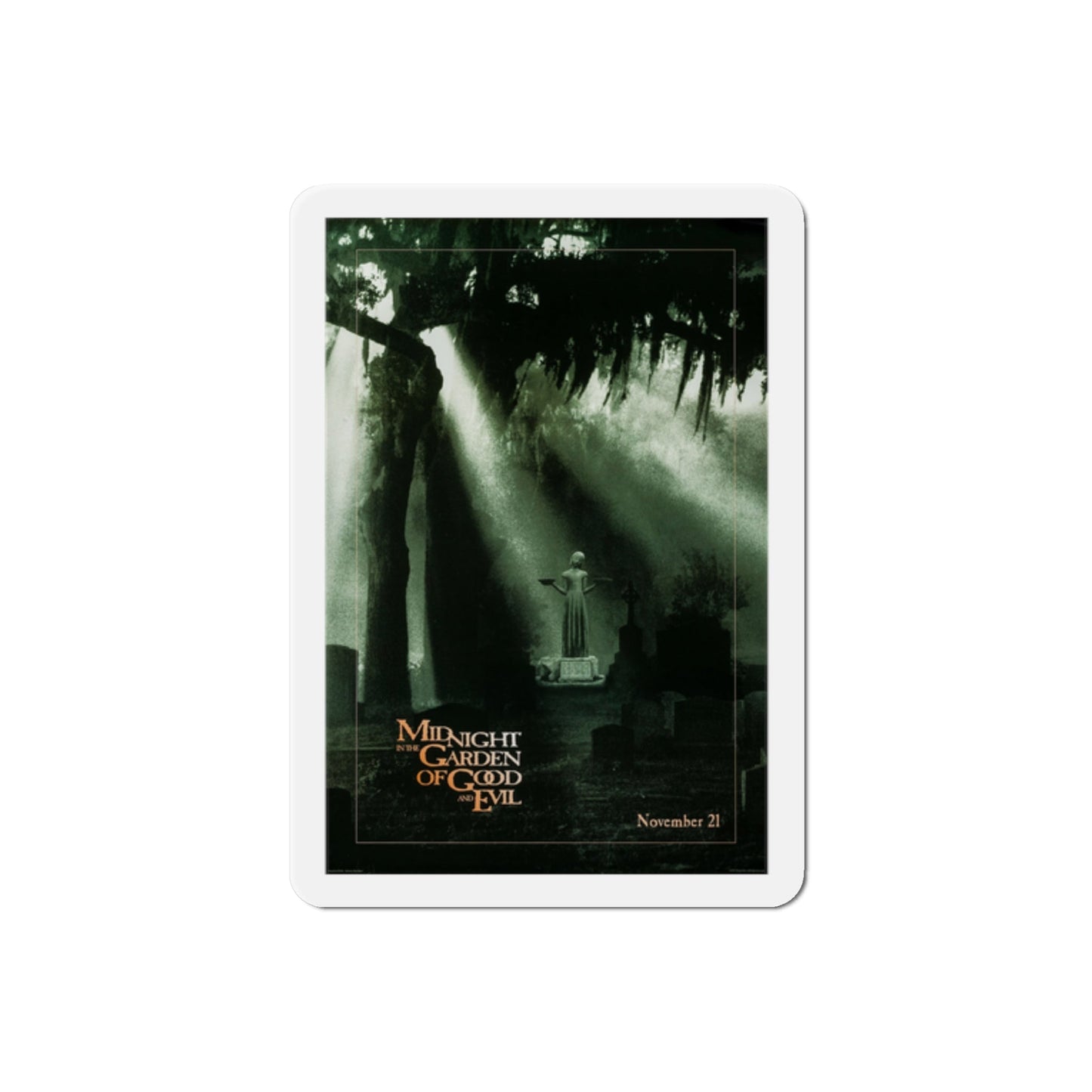 Midnight In The Garden Of Good And Evil 1997 Movie Poster Die-Cut Magnet-2" x 2"-The Sticker Space