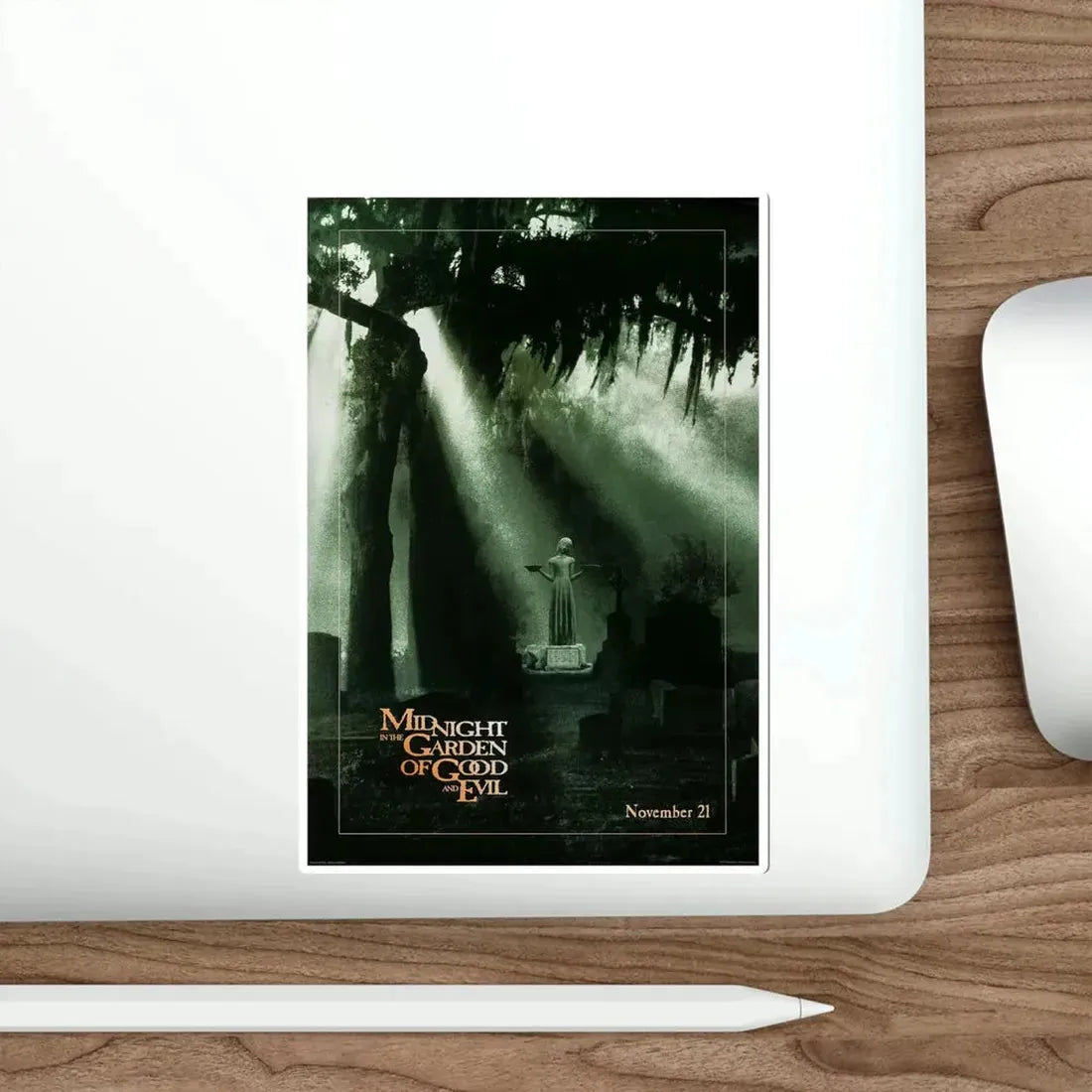 Midnight In The Garden Of Good And Evil 1997 Movie Poster STICKER Vinyl Die-Cut Decal - The Sticker Space